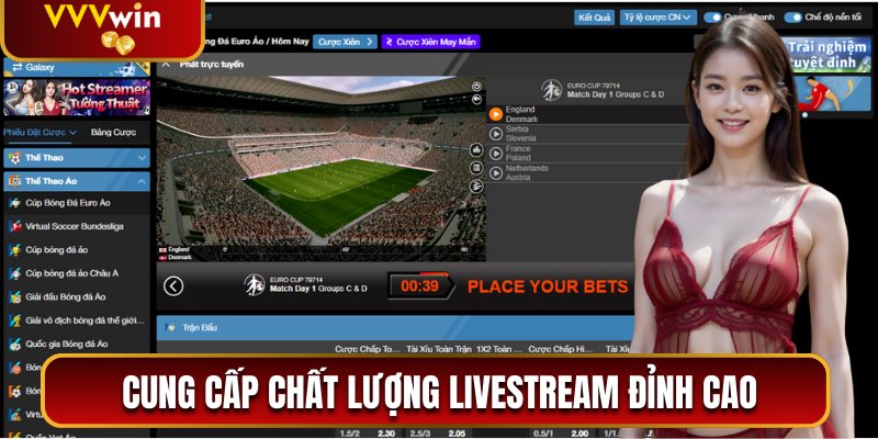 Khám Phá Saba Sports VVVwin - Sảnh Thể Thao Đáng Trải Nghiệm 2 Cung cấp tới người chơi chất lượng livestream đỉnh cao