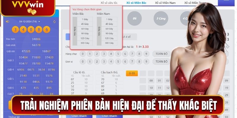 Xổ Số Siêu Tốc VVVwin - Trải Nghiệm Quay Số Hot Nhất 2026 3 Trải nghiệm phiên bản hiện đại để thấy sự khác biệt